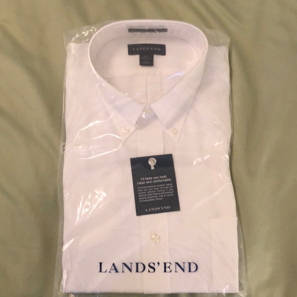 Lands End Traditional Fit Dress Shirt